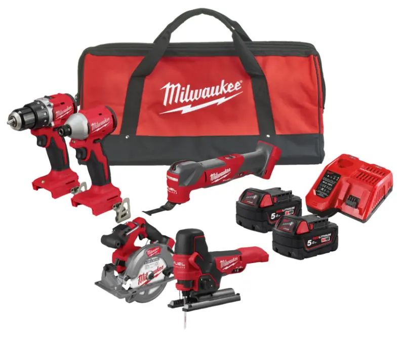 Sada aku nářadí Milwaukee M18 BLCPP5A-502B, 4933492838 (MI4933492838)